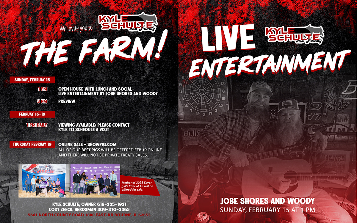 Kyle Schulte & Family Sale Flyer